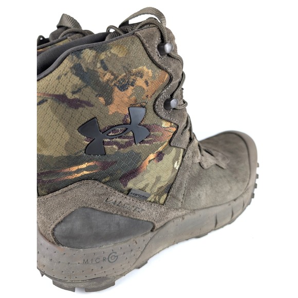 Under Armour UA Micro G Valsetz Green Tactical Boots Mens Size 10.5 - Picture 6 of 9